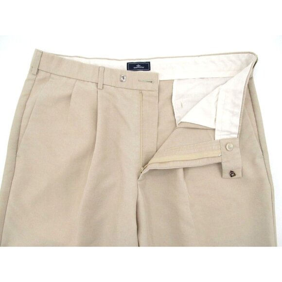 Dockers Premium Men’s 36x29 Khaki Pants Bundle – Pleated Relaxed Fit - Picture 10 of 16